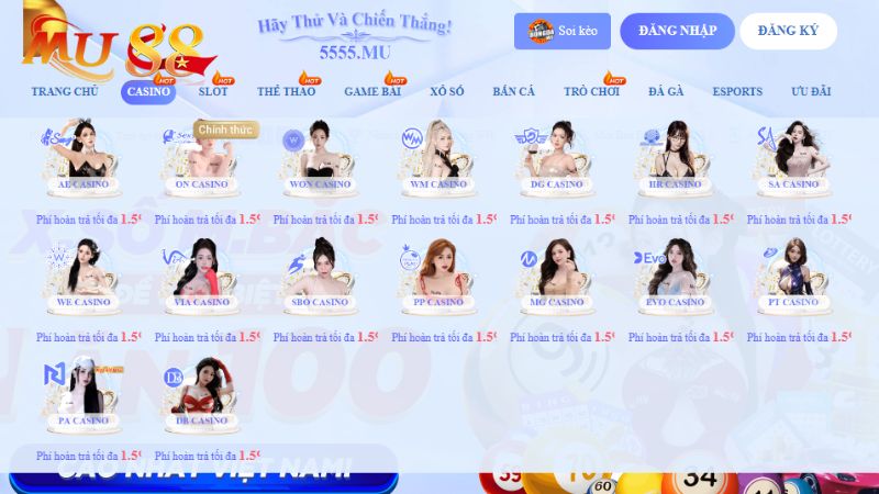 Casino Mu88 cho trải nghiệm mới mẻ