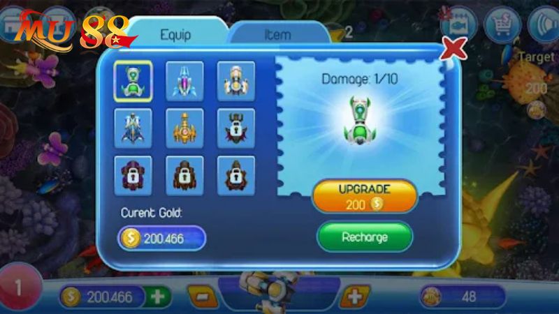 Nhiều vũ khí đặc biệt dùng cho bắn cá